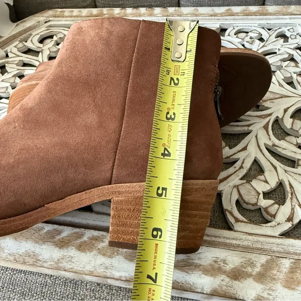 Kork-Ease Brown Suede Leather Ankle Boots Women’s 8